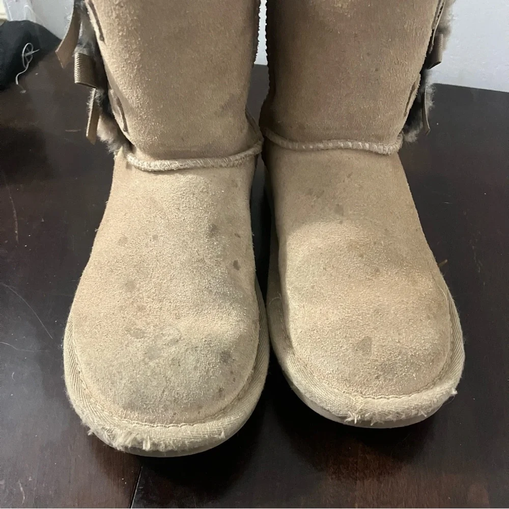 Koolaburra by Ugg Girl's Boots with Side Bows Size 13